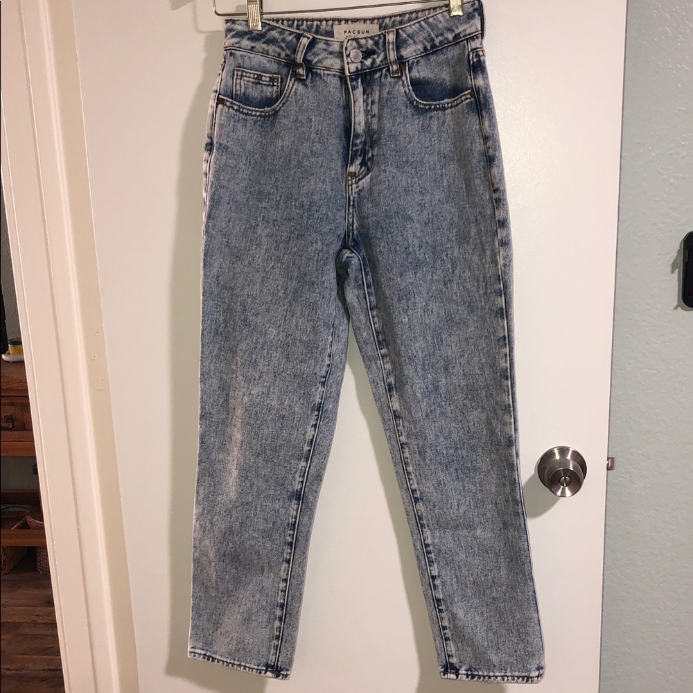 PACSUN FADED MOM JEANS